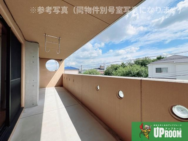 サンシャイン本郷B棟のバルコニー