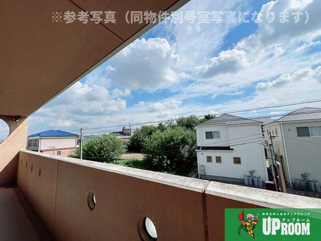 サンシャイン本郷B棟のバルコニー