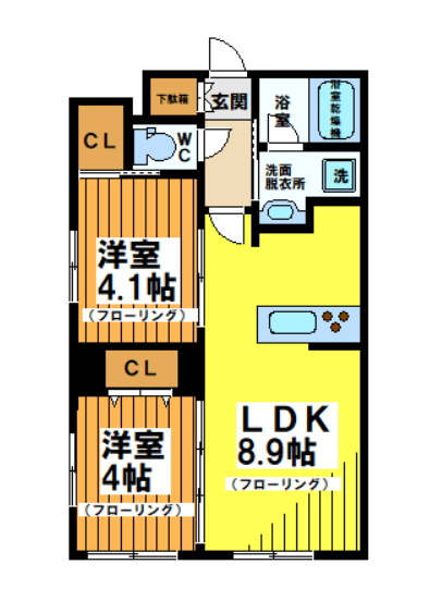 【間取り】 | CREALpremier笹塚