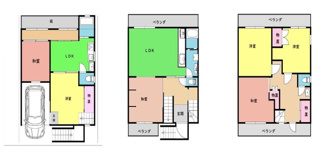 【間取り】 | 伏見区深草平田町　中古戸建