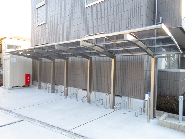 プレシアのその他共用部分|★屋根付きの駐輪場★