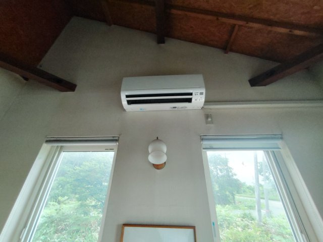 鶴居村【店舗付き住居＋工房】2棟セット売の冷暖房・空調設備