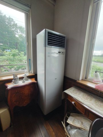 鶴居村【店舗付き住居＋工房】2棟セット売の冷暖房・空調設備