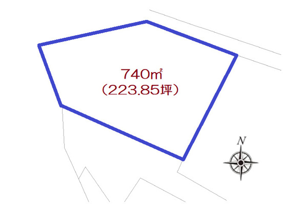 【土地図】 | 地久保台　売地