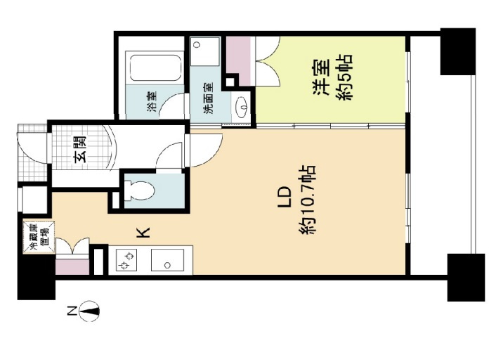 プライムアーバン堺筋本町の間取り