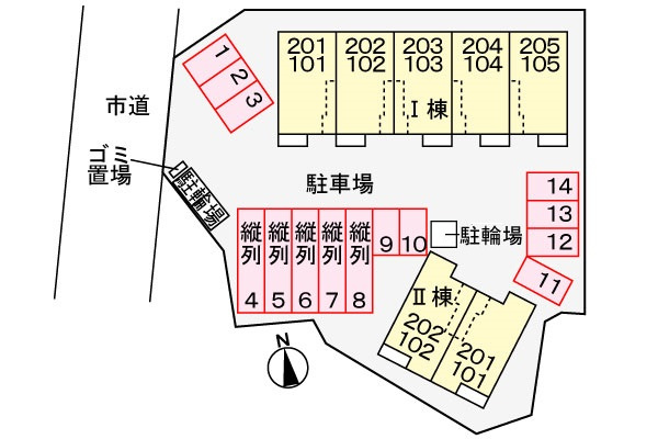 スイート　スプリング　Ⅲ　Ｂの駐車場|駐車場