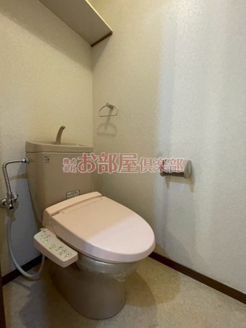 第二コーポ江頭のトイレ|落ち着いたトイレです