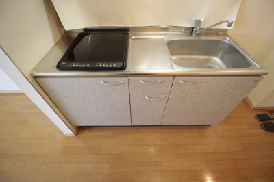 【キッチン】 | レジデンスさむがわ | ※写真は別号室です