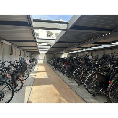 【その他共用部分】 | 落合ハイム | 駐輪場完備。