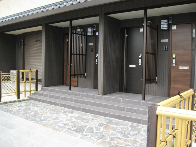 水明館のエントランス