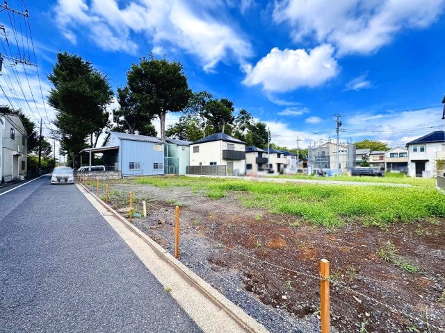 【前面道路含む現地写真】 | 練馬区高松6丁目　建築条件無売地　全5区画　（成増店） | この地でゆったりと始まる新生活