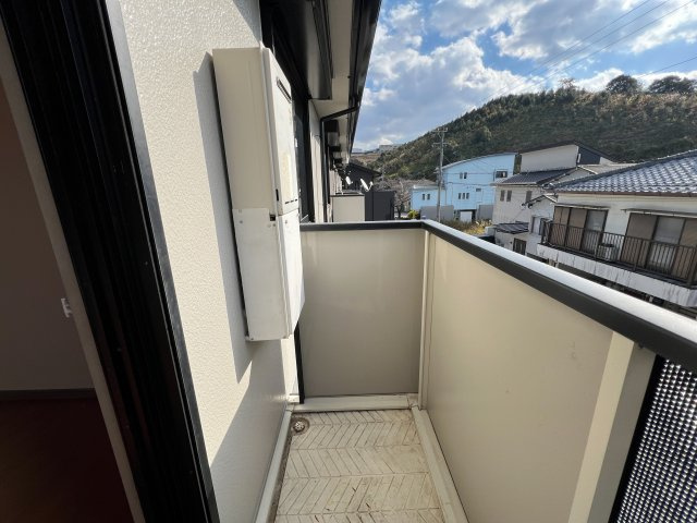 エスポアール翠 A棟のバルコニー