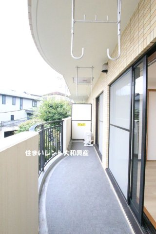 グレンツェント・ハイム相模大野のバルコニー