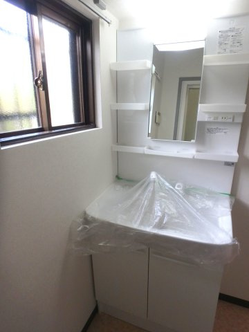 宝梅　中川邸の洗面所|忙しい朝には欠かせない洗面所です