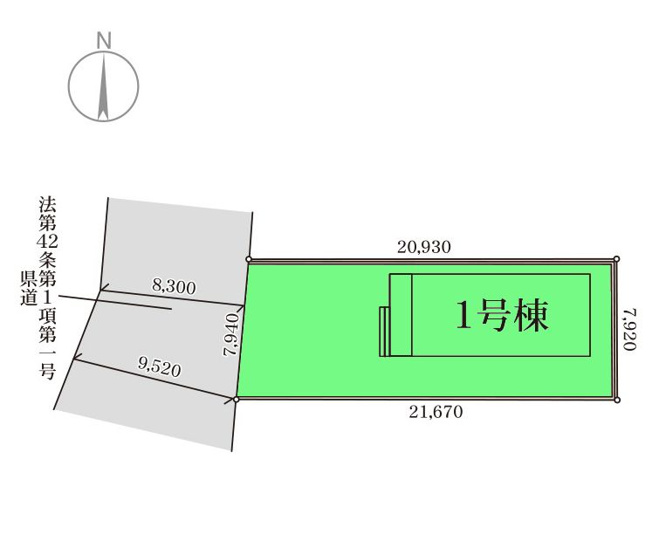 【区画図】 | リーブルガーデン.S渋川市四つ角ー① | JR渋川駅まで1Km圏内なので駅の利用便利！