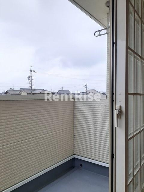 リバーサイド千秋のバルコニー|バルコニー