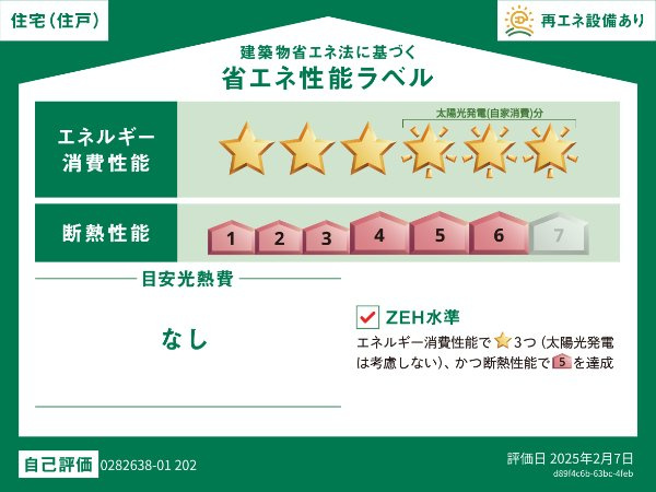 パークヒルズ利根六番館の省エネ性能ラベル