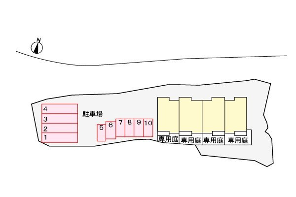 グリーンヒル　大峰の区画図