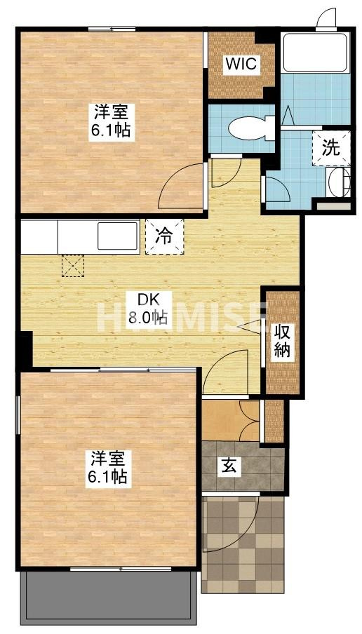 プラシードBの間取り