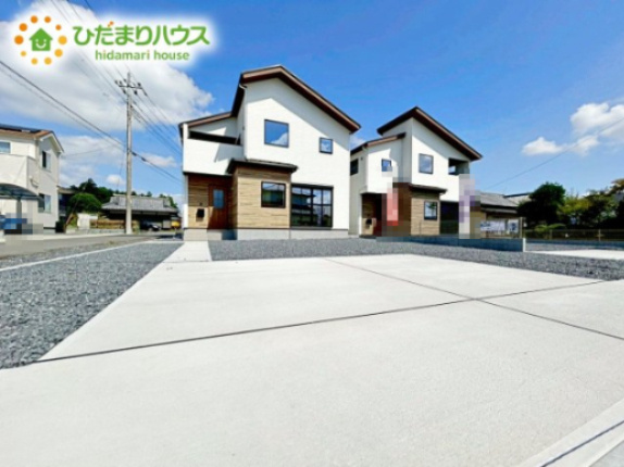 【駐車場】 | 笠間市南友部1期　新築戸建　2号棟 | マイホームなら駐車場代がかかりません。しかも、自宅の駐車場で洗車が出来ます！今までコイン洗車に行っていた手間も省けて、節約にも繋がります(^^♪