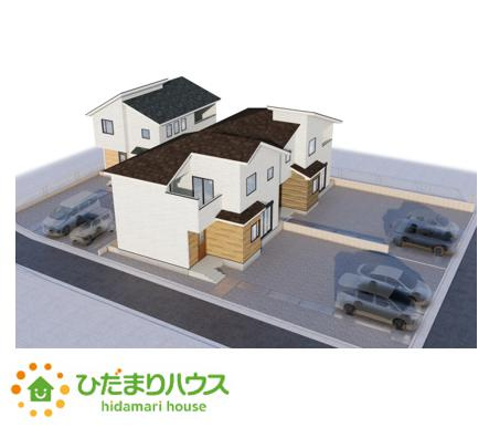 【完成予想図】 | 笠間市南友部1期　新築戸建　2号棟 | 明るい光が差し込む開放感あふれる住まいです。