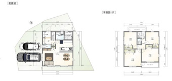 ファミリータイプの間取りとなります。