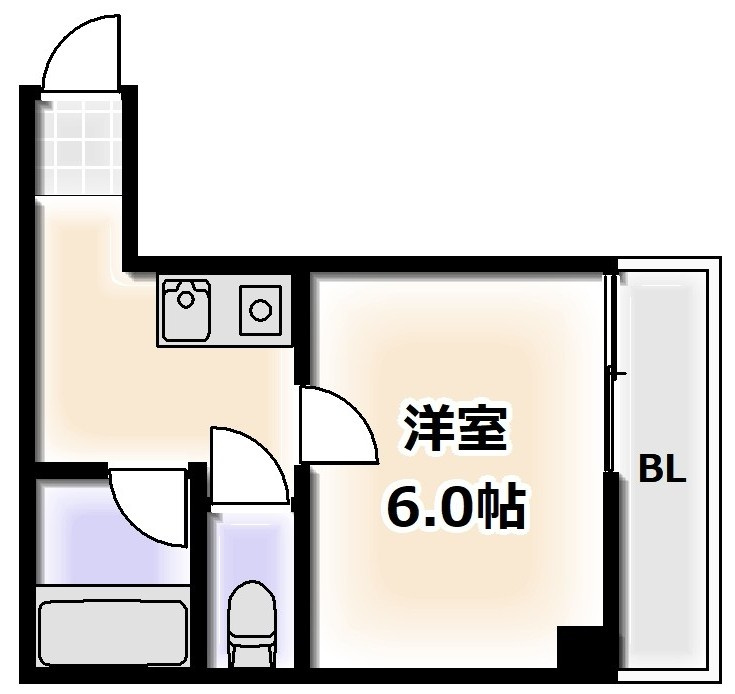サンフラワー長居の間取り