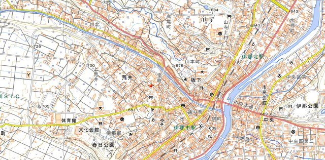 長野県伊那市7棟一括　貸家の地図