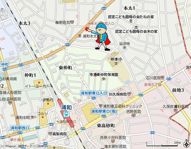 ビーンズバレーの地図