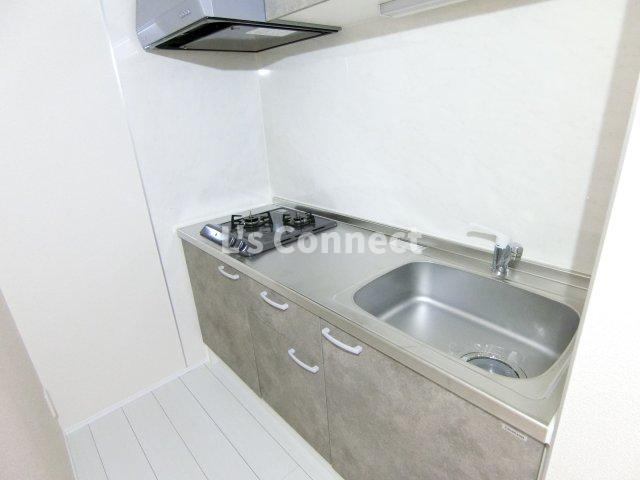 【キッチン】 | Ellport | ２口ガスコンロのシステムキッチン。