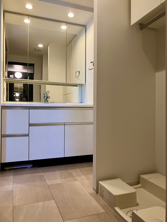 グランスイート八丁堀の洗面所