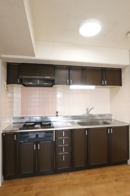 3口ガスコンロ付きキッチン