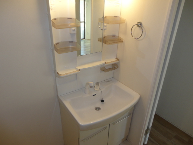 清水コーポの洗面所