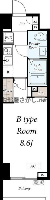 リブリ・東上野の間取り