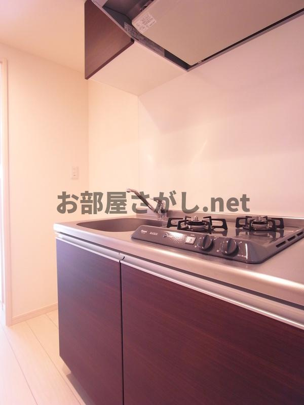 リブリ・東上野のキッチン|コンパクトなキッチンで掃除もラクラク