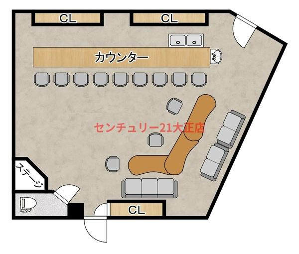 一文字ビルの間取り