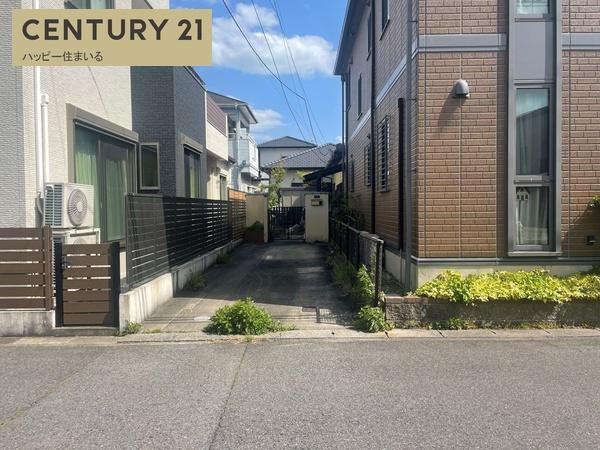 岡崎市青木町の売地の前面道路含む現地写真