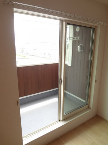 ラブリーⅡ　Ａのバルコニー