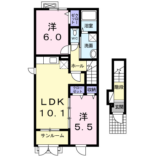 レガーロの間取り