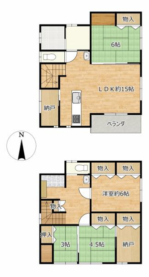【間取り】 | 前橋市六供町１丁目　中古住宅