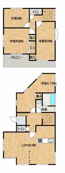 【間取り】 | 榛東村新井　中古住宅