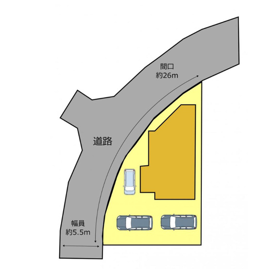 【区画図】 | 榛東村新井　中古住宅