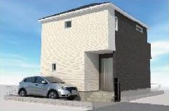 【完成予想図】 | 葛飾区西水元2丁目新築分譲住宅 | 外観パース