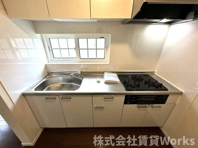 ル・クレール南田宮Aのキッチン|使いやすいキッチンです