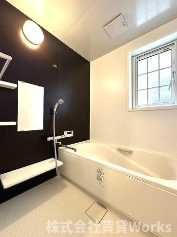 ル・クレール南田宮Aの浴室|ゆったり過ごせるお風呂です