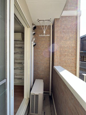 キャピタル旗ヶ崎のバルコニー