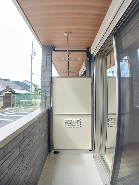 リジェ花田のバルコニー