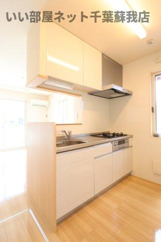 La Crece　W棟のキッチン|使いやすいキッチンです