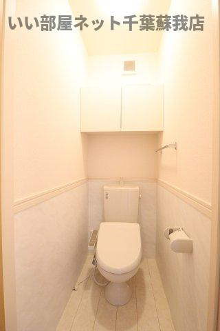 La Crece　W棟のトイレ|清潔感のあるトイレです