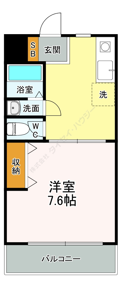 Ｔフラッツの間取り